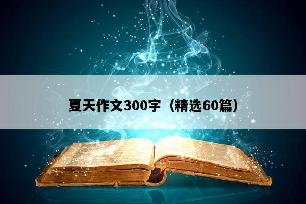 夏天作文300字（精选60篇）
