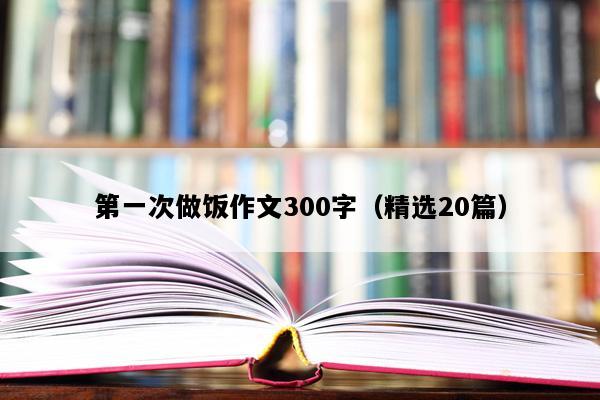 第一次做饭作文300字（精选20篇）