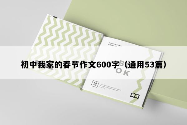 初中我家的春节作文600字（通用53篇）