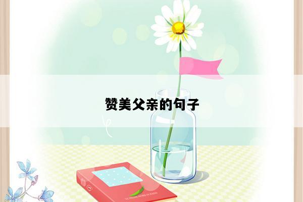 赞美父亲的句子