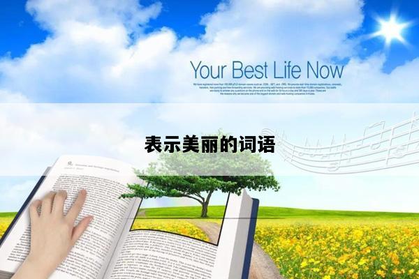 表示美丽的词语
