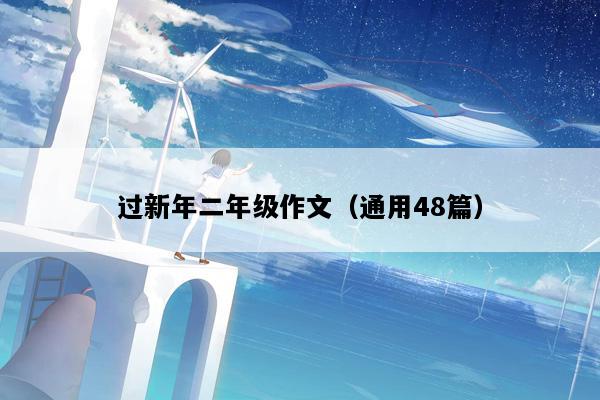 过新年二年级作文（通用48篇）