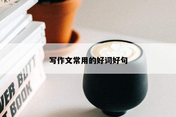 写作文常用的好词好句