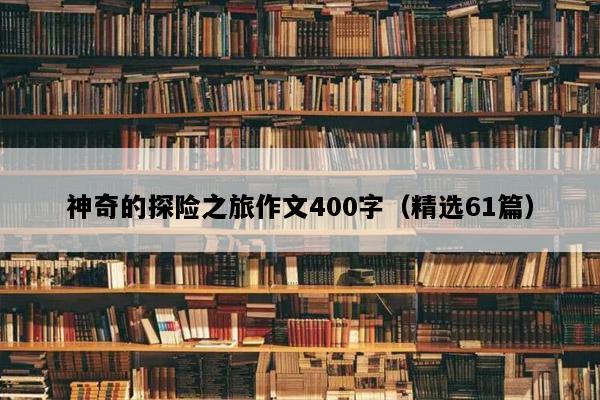 神奇的探险之旅作文400字（精选61篇）