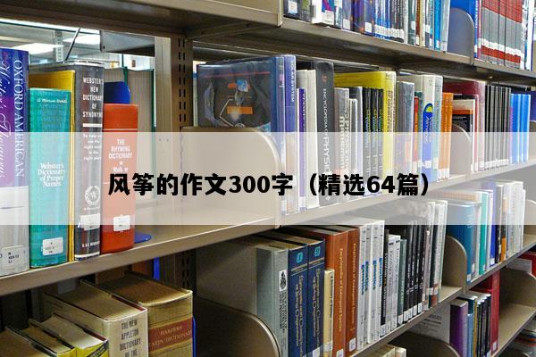 风筝的作文300字（精选64篇）