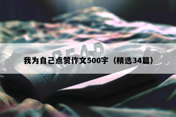 我为自己点赞作文500字（精选34篇）