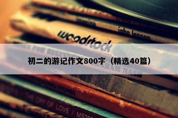 初二的游记作文800字（精选40篇）