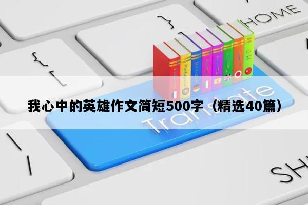 我心中的英雄作文简短500字（精选40篇）