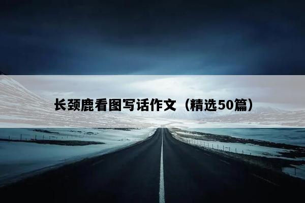 长颈鹿看图写话作文（精选50篇）