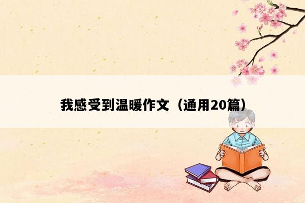我感受到温暖作文（通用20篇）