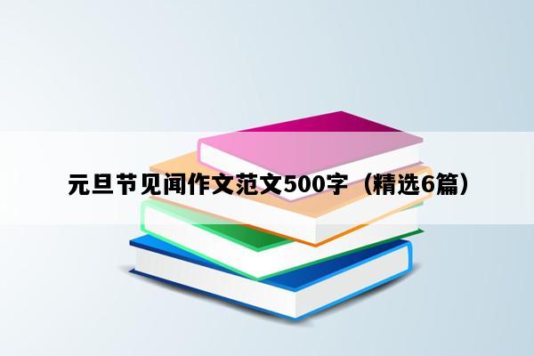 元旦节见闻作文范文500字（精选6篇）