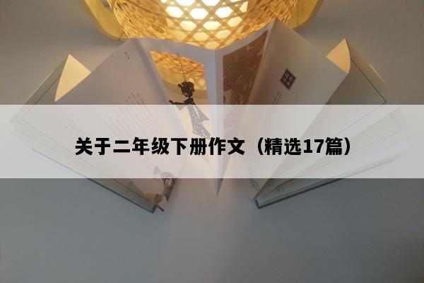 关于二年级下册作文（精选17篇）