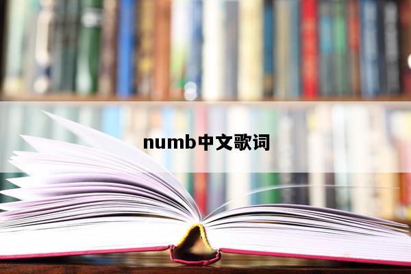 numb中文歌词