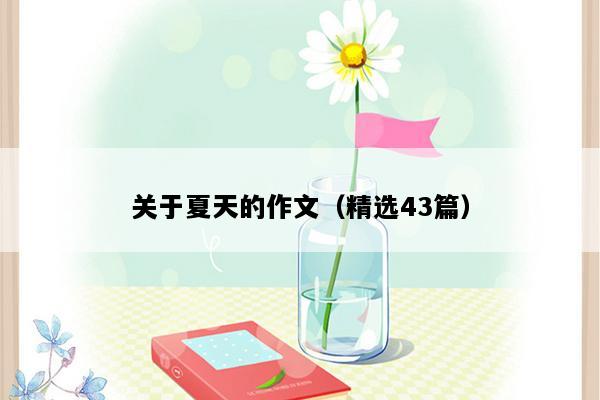 关于夏天的作文（精选43篇）