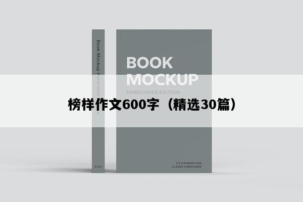 榜样作文600字（精选30篇）