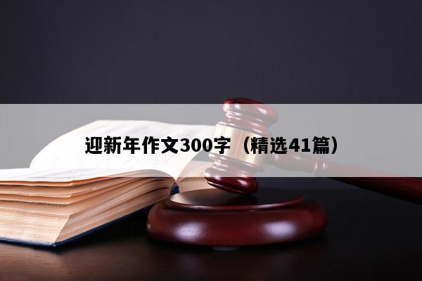 迎新年作文300字（精选41篇）