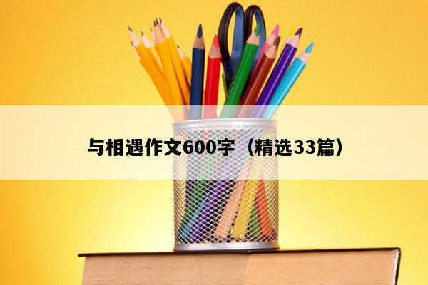 与相遇作文600字（精选33篇）