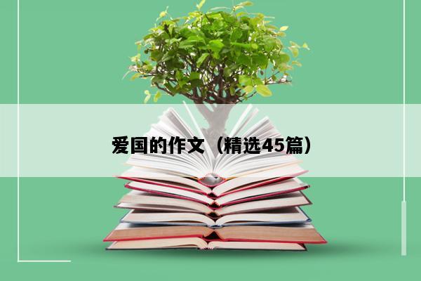 爱国的作文（精选45篇）