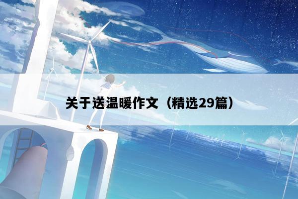 关于送温暖作文（精选29篇）