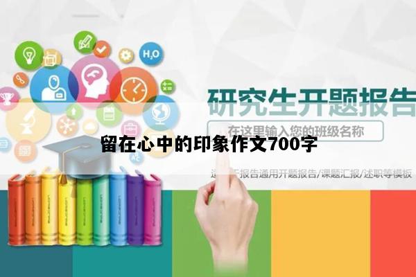 留在心中的印象作文700字
