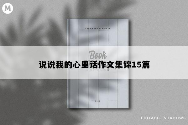 说说我的心里话作文集锦15篇