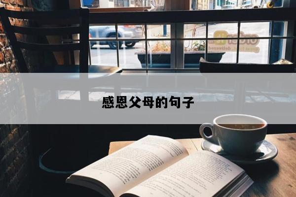 感恩父母的句子