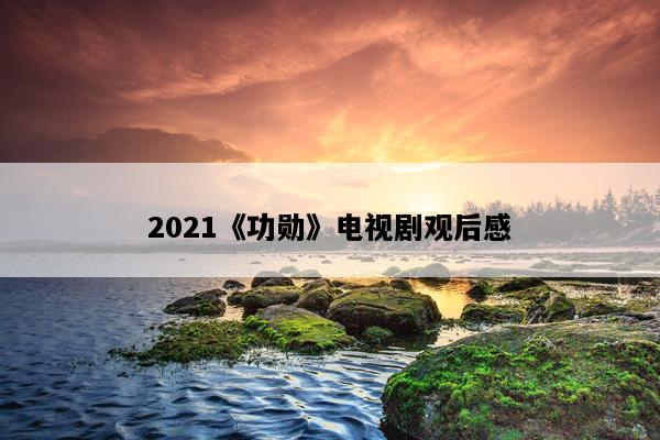 2021《功勋》电视剧观后感
