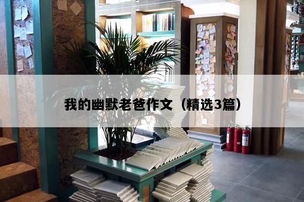 我的幽默老爸作文（精选3篇）