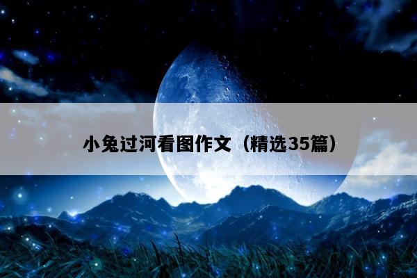 小兔过河看图作文（精选35篇）