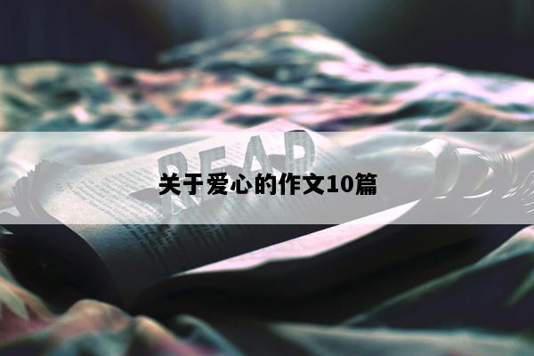 关于爱心的作文10篇