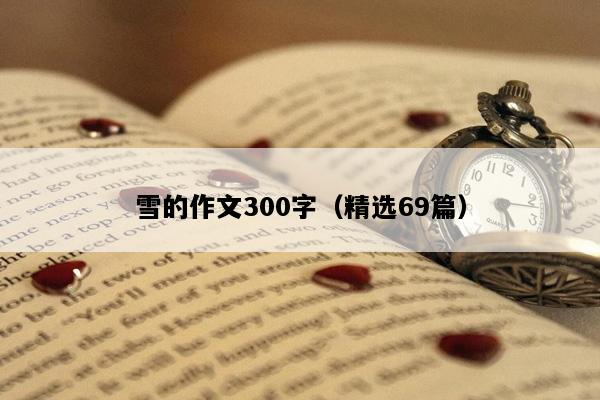 雪的作文300字（精选69篇）