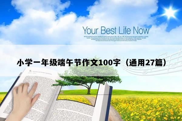 小学一年级端午节作文100字（通用27篇）