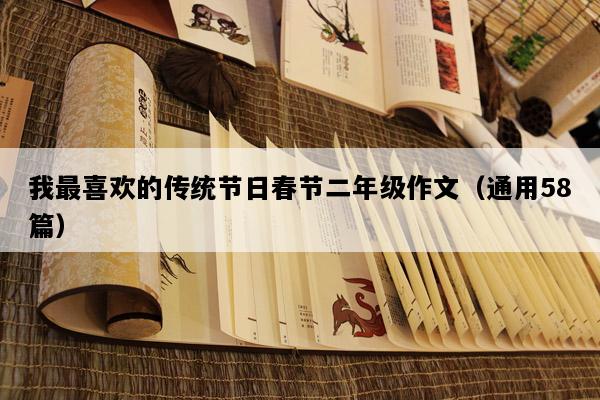 我最喜欢的传统节日春节二年级作文（通用58篇）