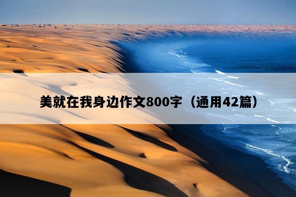 美就在我身边作文800字（通用42篇）