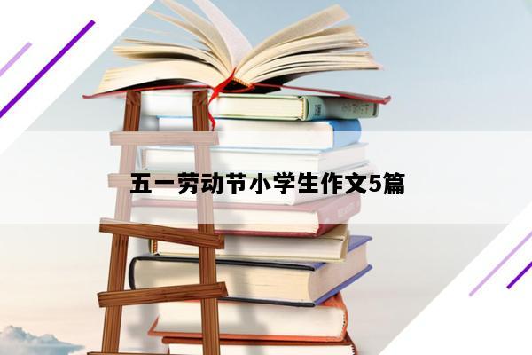 五一劳动节小学生作文5篇