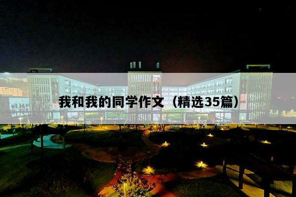 我和我的同学作文（精选35篇）