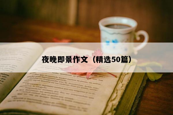 夜晚即景作文（精选50篇）
