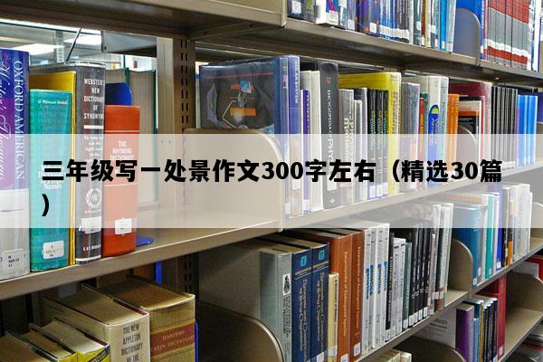 三年级写一处景作文300字左右（精选30篇）