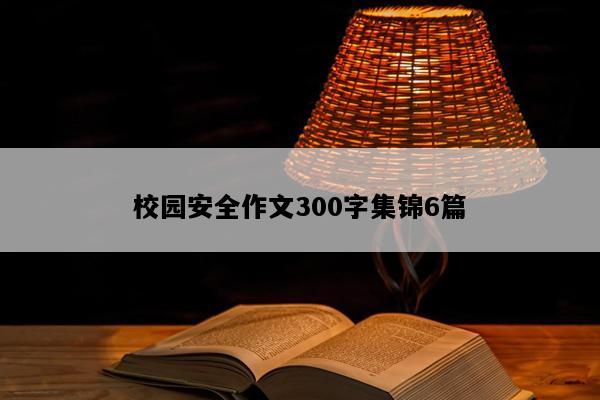 校园安全作文300字集锦6篇