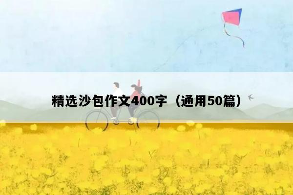 精选沙包作文400字（通用50篇）