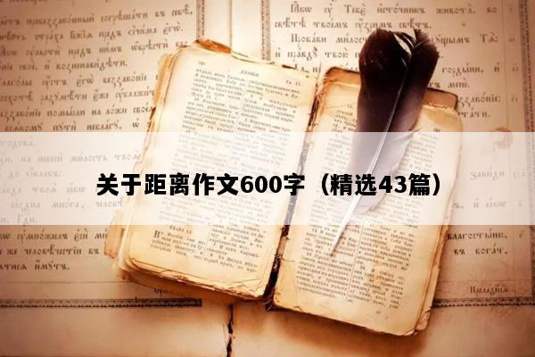 关于距离作文600字（精选43篇）