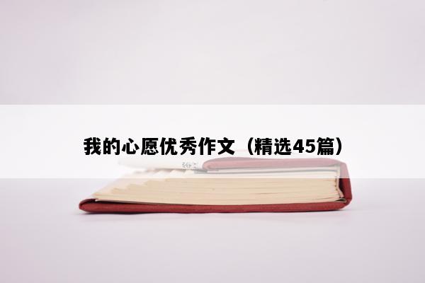 我的心愿优秀作文（精选45篇）