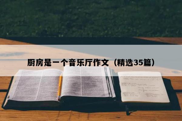 厨房是一个音乐厅作文（精选35篇）