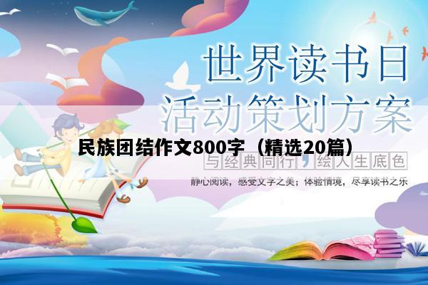 民族团结作文800字（精选20篇）