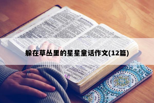 躲在草丛里的星星童话作文(12篇)