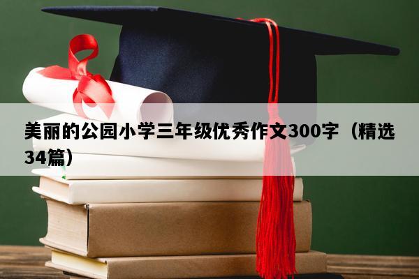 美丽的公园小学三年级优秀作文300字（精选34篇）