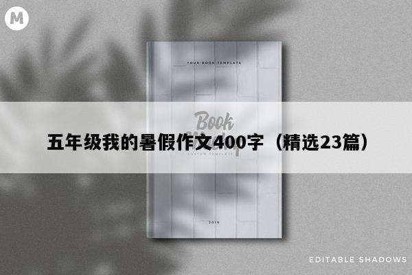 五年级我的暑假作文400字（精选23篇）