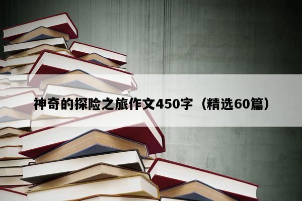 神奇的探险之旅作文450字（精选60篇）