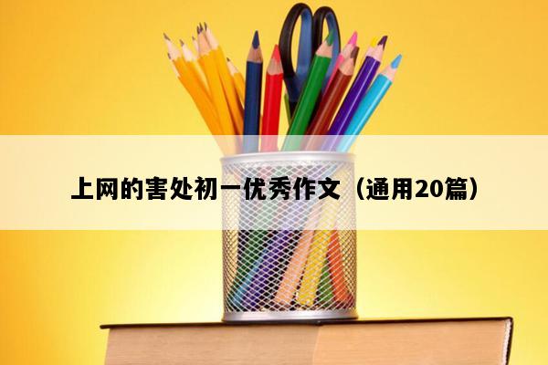 上网的害处初一优秀作文（通用20篇）