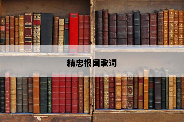 精忠报国歌词